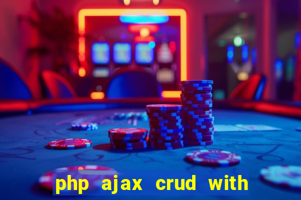 php ajax crud with datatables and bootstrap modals